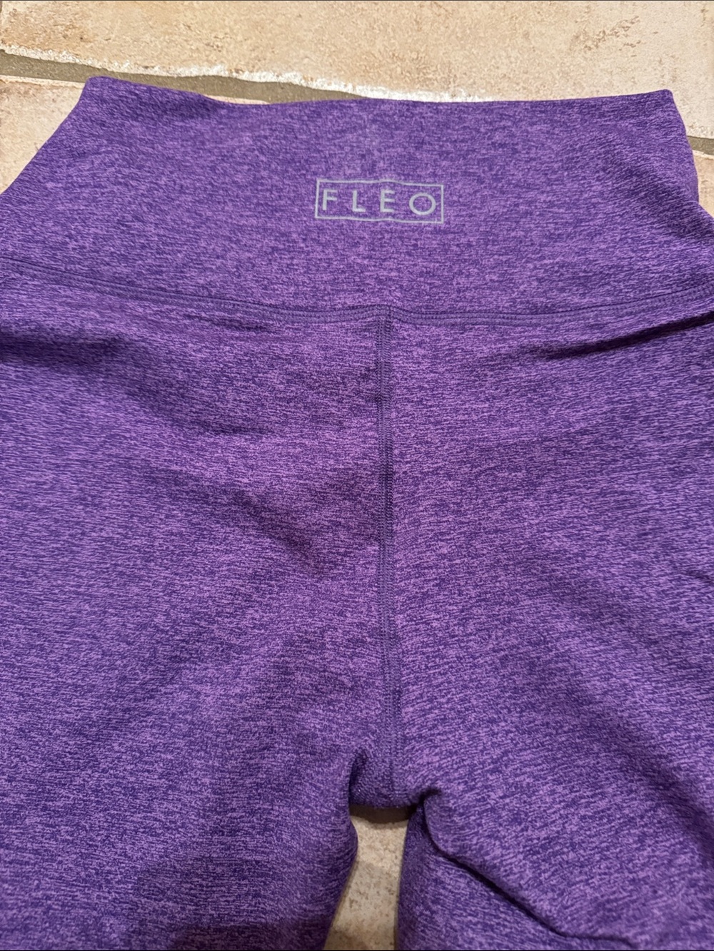 FLEO Purple Women's biker shorts - Picture 3 of 5